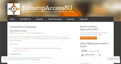 Desktop Screenshot of edcampaccessnj.org