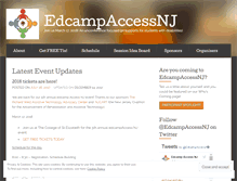 Tablet Screenshot of edcampaccessnj.org